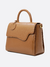 Malitte G 13" Caramelo com Ouro | Couro Legítimo - LOI Bags