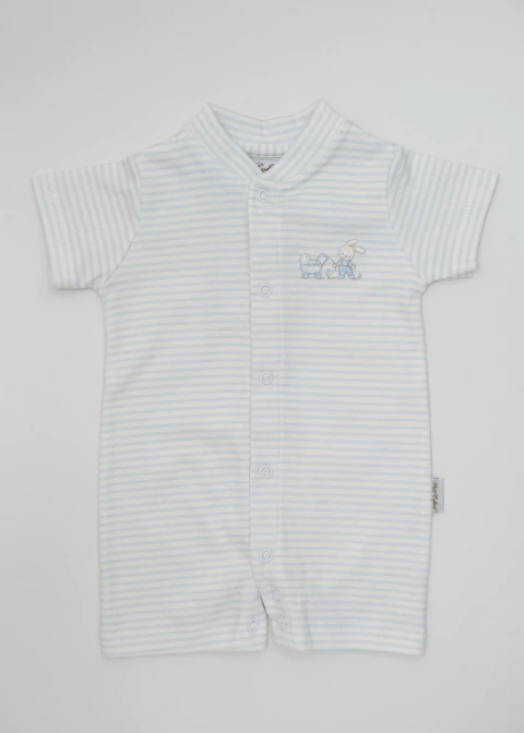 ENTERITO P/CORTA RAYADO CONEJO CARRITO CELESTE - comprar online