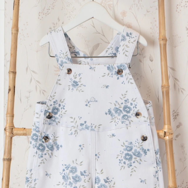 Jardinero velcro p/larga viena azul Petit Enfant Ropa de bebes — imagen 3