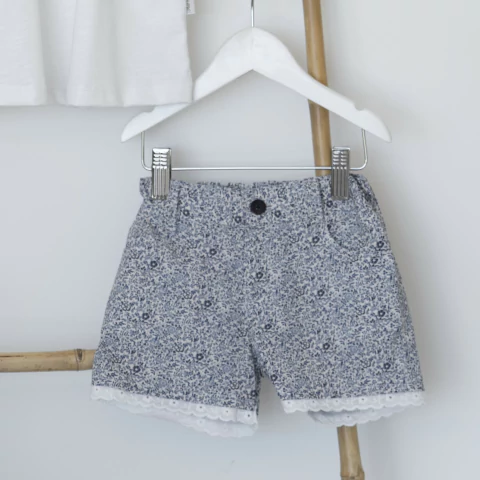 SHORT AMALIA AZUL - comprar online