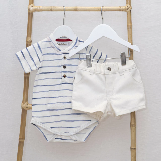 SHORT BB GABARDINA NATURAL — imagen 4