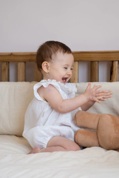 BOMBACHUDO LINO CUELLO SMOCK - Petit Enfant Ropa de bebes