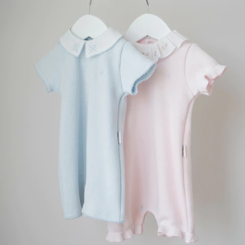 ENTERITO P/CORTA ROMBOS TEJIDO CELESTE - comprar online