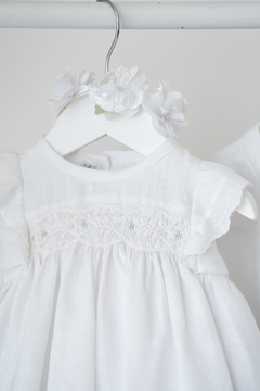 VESTIDO SMOCK LINO - comprar online