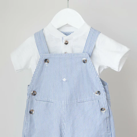 REMERA M/CORTA CUELLO MAO FLAME BLANCO CLOQUE LOLO