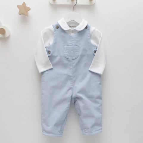 JARDINERO TRABITA FORRADO CORDEROY CELESTE - comprar online