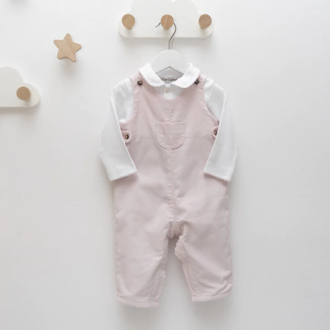 JARDINERO TRABITA FORRADO CORDEROY ROSA - comprar online