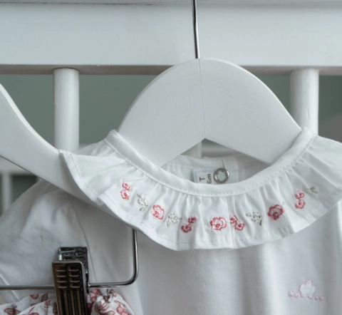 REMERA M/CORTA FLAME BIANCA ROSA - comprar online