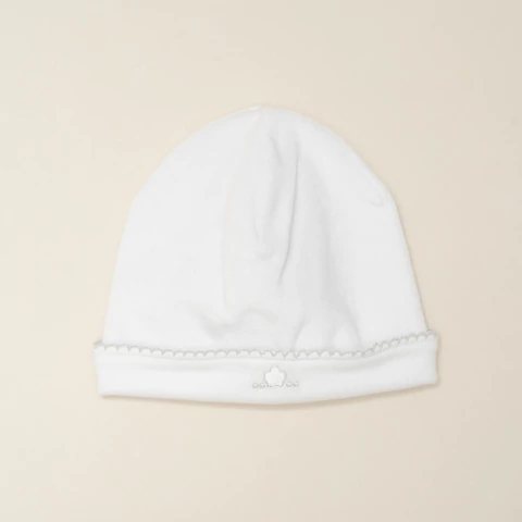 GORRO PLUSH BLANCO PICOT BLANCO / GRIS - comprar online