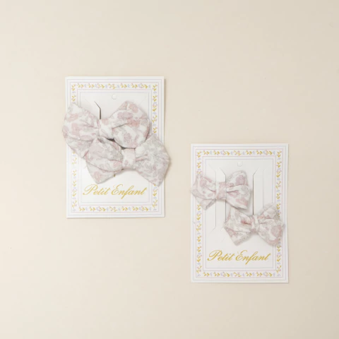 PAR DE HEBILLAS MOÑO ROCHI ROSA - comprar online