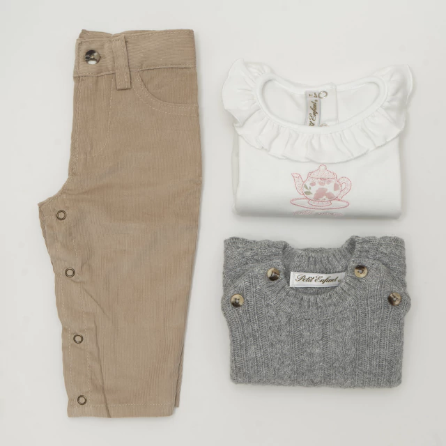 PANTALÓN CORDEROY BEIGE TOSTADO — imagen 6