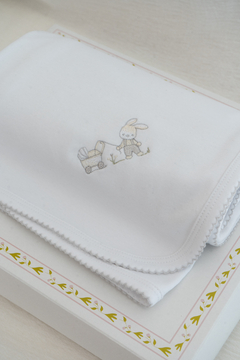 MANTA CONEJO CARRITO GRIS - comprar online