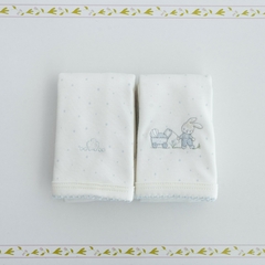 BABITAS CONEJO CARRITO LUNARES CELESTE - comprar online