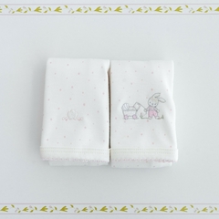 BABITAS CONEJO CARRITO LUNARES ROSA - comprar online