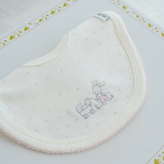 BABERO CONEJO CARRITO LUNARES ROSA - comprar online