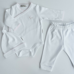 SET COMPLETO AJUAR RAMILLETE ROSA - comprar online