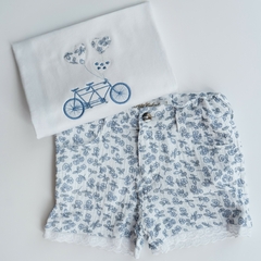 SHORT ELENA AZUL - comprar online