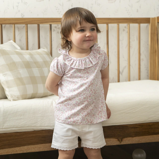 REMERA M/CORTA ESTAMPADA ZOE ROSA