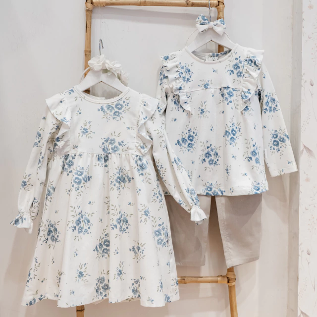 VESTIDO CORDEROY VIENA AZUL