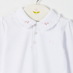 REMERA M/LARGA VOLADO VOILE RAMILLETE - comprar online