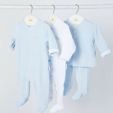 CONJUNTO TAPADITO Y RANITA PLUSH CELESTE - comprar online