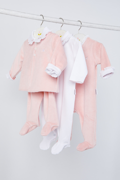 CONJUNTO TAPADITO Y RANITA PLUSH ROSA