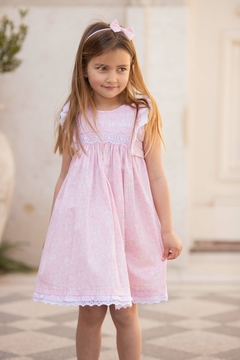 VESTIDO SMOCK MARGARITA ROSA