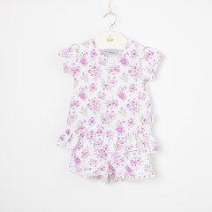 PIJAMA M/CORTA FLOR ROSA