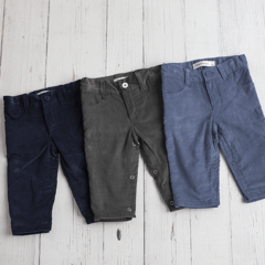 PANTALÓN BB CORDEROY AZUL AERO OSCURO - comprar online