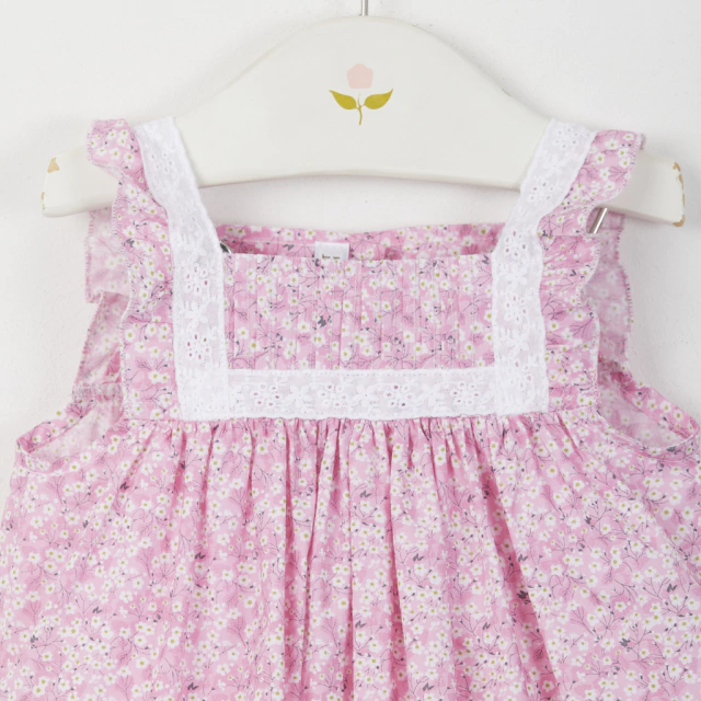 *SIN CAMBIO* VESTIDO ENTREDOS LIBERTY ROSA — imagen 2