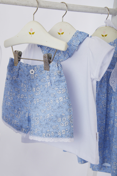 SHORT MARGARITA CELESTE - Petit Enfant Ropa de bebes