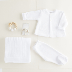 CONJUNTO TEJIDO BLANCO