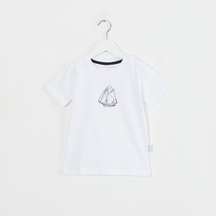 REMERA M/CORTA VELERO BLANCO