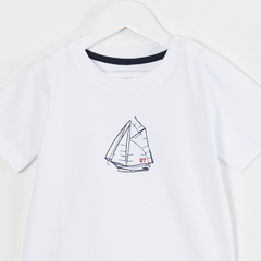 REMERA M/CORTA VELERO BLANCO - comprar online