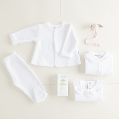 CONJUNTO TEJIDO BLANCO - comprar online