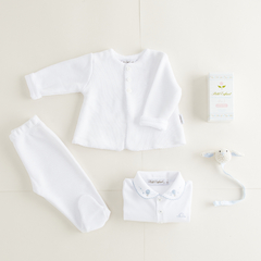 CONJUNTO TEJIDO BLANCO
