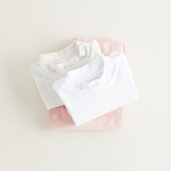 BODY M/LARGA MEDIO POLERA ARENA ROSA BB - comprar online