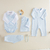 SET COMPLETO TEJIDO CELESTE