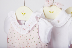 JARDINERO TRABITA P/CORTA TULIPÁN ROSA - Petit Enfant Ropa de bebes
