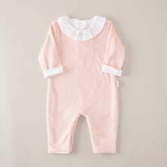 ENTERITO PLUSH CUELLO VOLADO ROSA