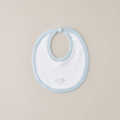 BABERO LAPIN RAYADO CELESTE Y BLANCO