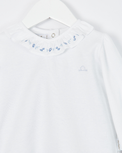 REMERA M/LARGA BIANCA AZUL en internet