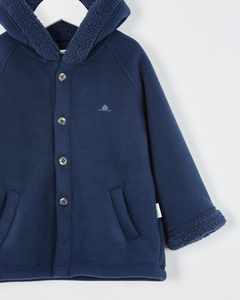 CAMPERA POLAR C/CORDERITO AZUL - Petit Enfant Ropa de bebes