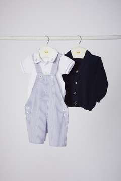 SAQUITO JERSEY HILO AZUL - comprar online