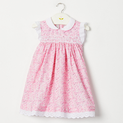 VESTIDO SMOCK LIBERTY ROSA