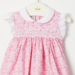 VESTIDO SMOCK LIBERTY ROSA - Petit Enfant Ropa de bebes