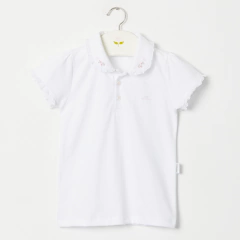 REMERA M/CORTA VOLADO VOILE RAMILLETE