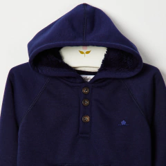 BUZO FRIZA AZUL CON CORDERITO - comprar online