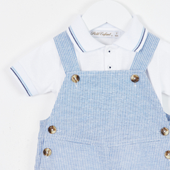 BODY CHOMBA M/CORTA MATEO CELESTE - comprar online