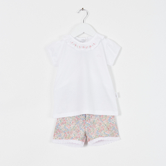 REMERA M/CORTA BIANCA ROSA